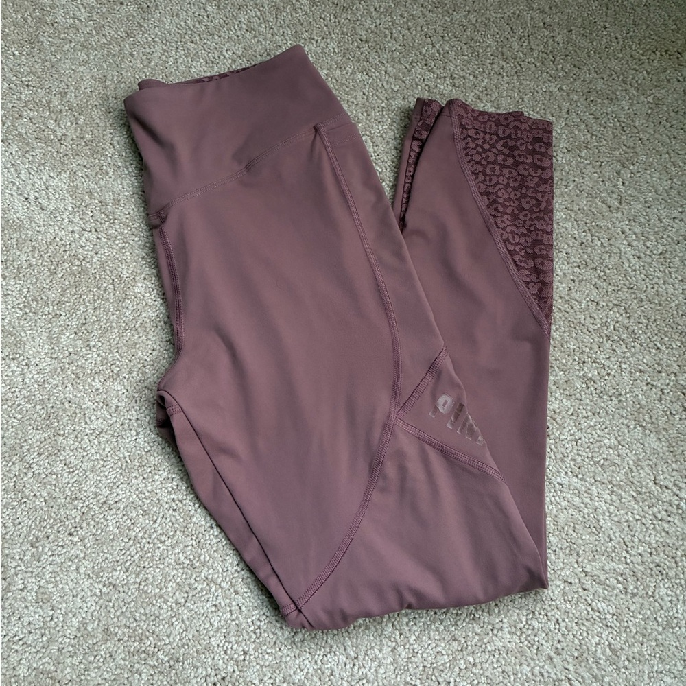 VS PINK lace accent leggings